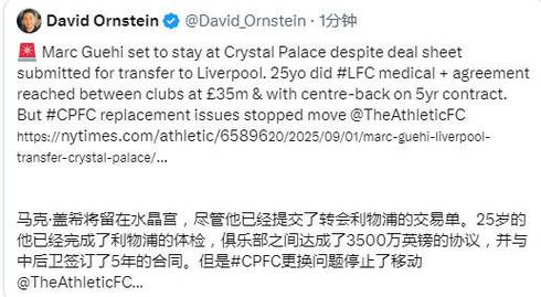 卫报：前水晶宫老板面临9700万美元索赔，多俱乐部集团陷财务纠纷